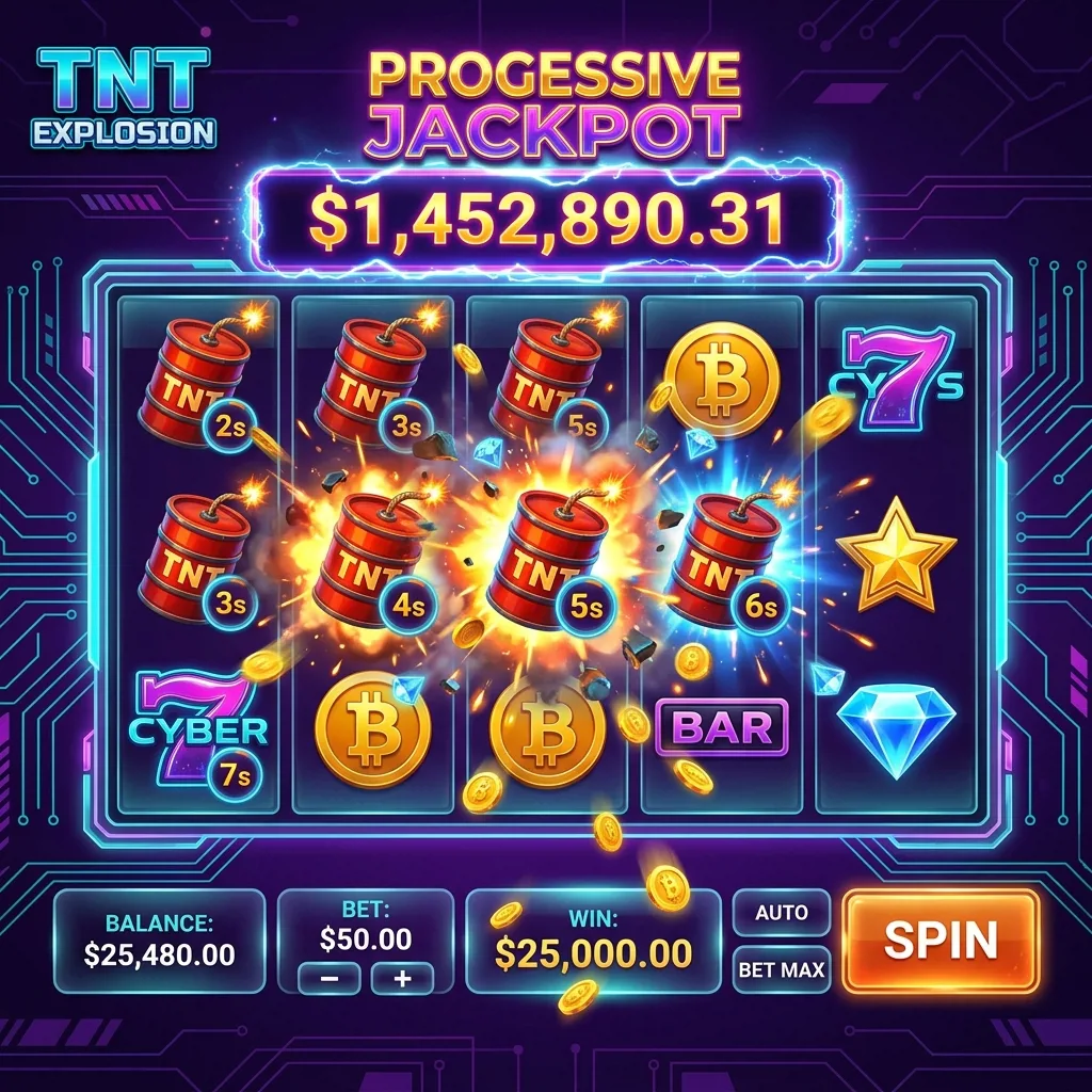Слот TNT Jackpot с прогрессивным джекпотом и бонусной игрой